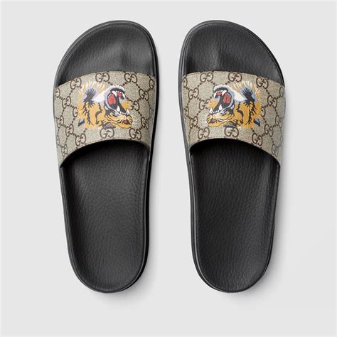 gucci tiger flip flops